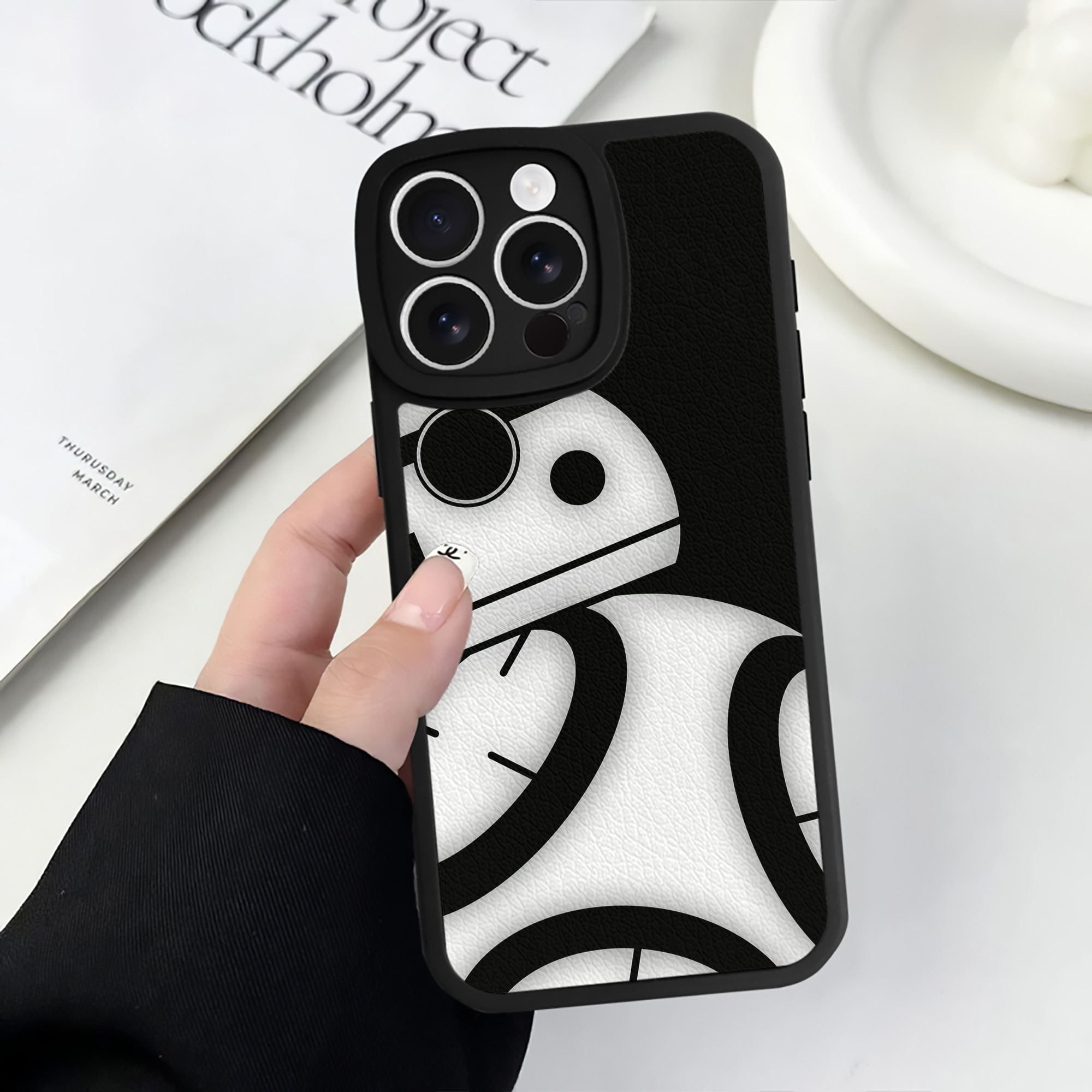 （画像用） スター・ウォーズ Star Wars 【iPhone 16シリーズ対応】シリコンスマホケース（レザー調） 材質：シリコン